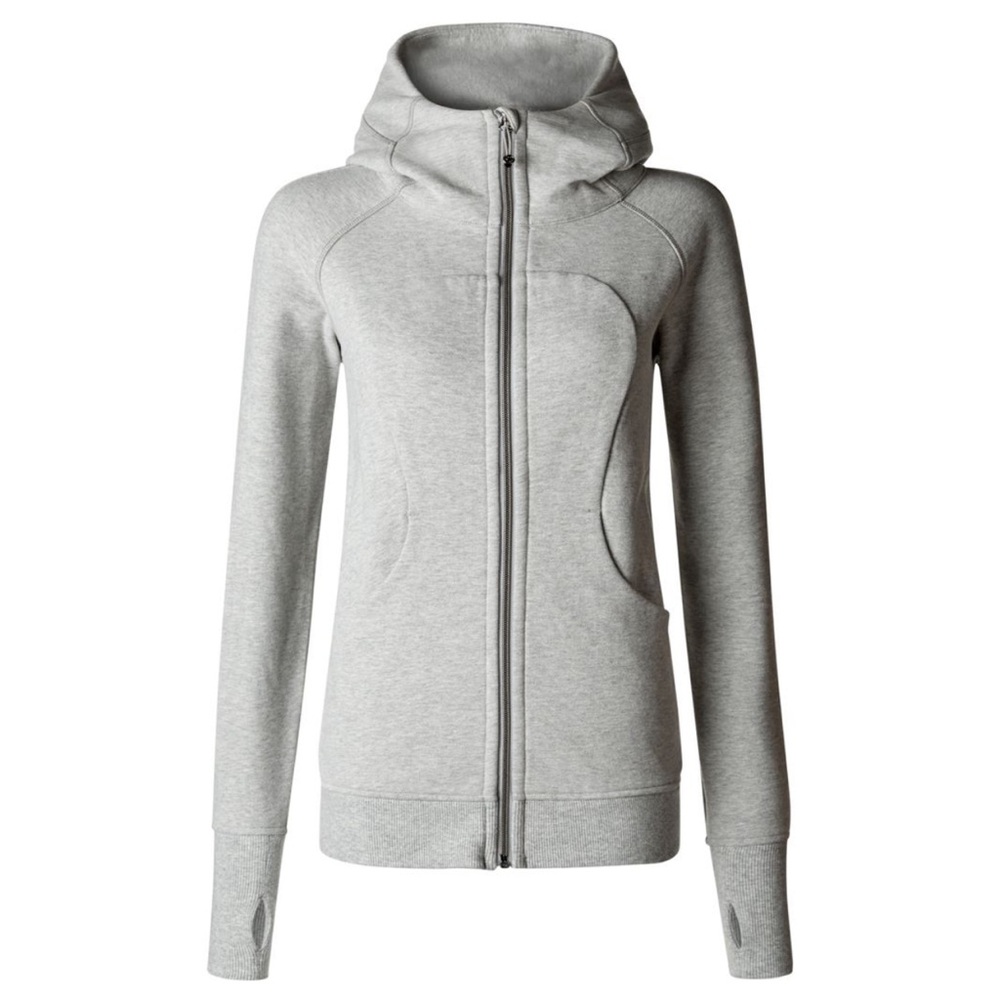 Lululemon Grey Scuba Hoodie Size 6